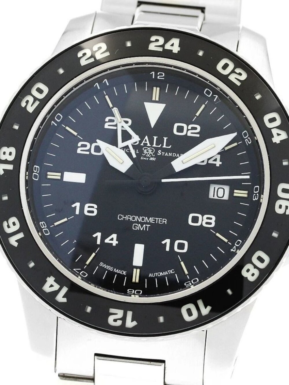 BALLWATCH Engineer Hydrocarbon Aero GMT2 DG2018C-SC-BK Automatic Men's_902014